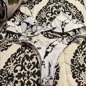 Zaful marble bikini